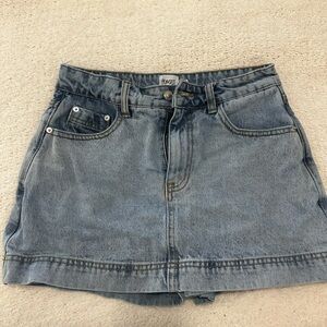 Denim Mini Skirt (Front